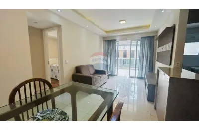 Apartamento mobiliado para locação com 01 dormitório 50m² no condomínio novare – alphaville/sp
