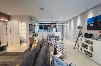 Apartamento com varanda gourmet à venda com 2 suítes, 100m² no condomínio jardins de tamboré – alphaville/sp