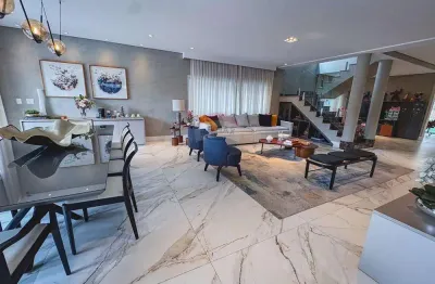 Casa contemporânea de alto padrão à venda com 3 suítes, 453m² no residencial 10 - alphaville/sp