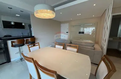 Apartamento para locação – alpha park | 96 m² |  semi mobiliado