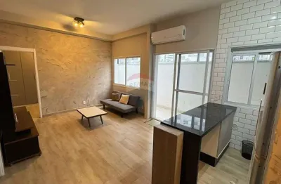 Apartamento mobiliado para locação com 1 dormitório, 50m² no condomínio acqua park – barueri/sp