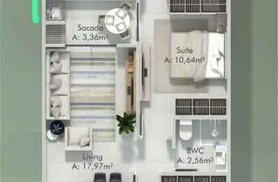 Lindo apartamento pronto para morar, em camboriú com ótima área de lazer.