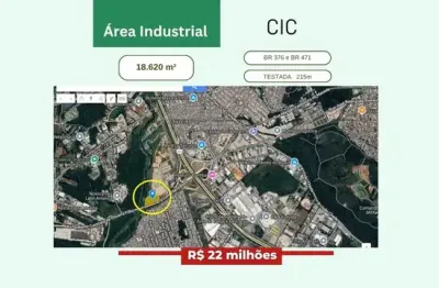 Terreno comercial à venda na Rua Vicente Michelotto, 4812, Cidade Industrial, Curitiba