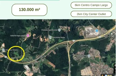 Área industrial campo largo - 131.000m² - multiplos usos, próximo ao city center outlet