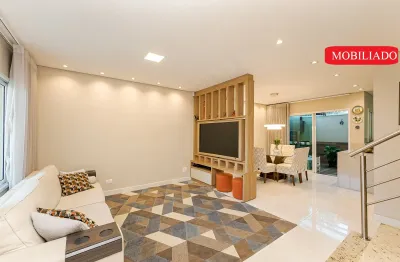 Sobrado mobiliado 3 quartos - 3 vagas - 148m² privativo - colégio bom jesus água verde