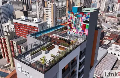 Kitnet / Stúdio à venda na Rua Treze de Maio, Centro, Curitiba