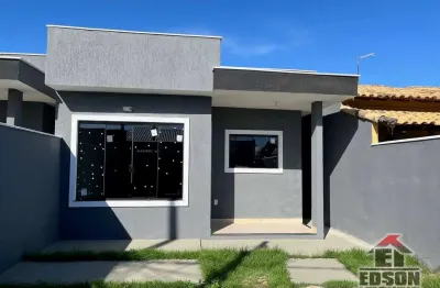 Casa 2 quartos, 1 suíte, piscina, churrasqueira no jardim atlântico central