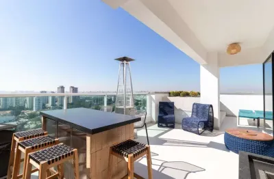 Cobertura com 2 dormitórios à venda, 150 m² por r$ 2.350.000,00 - campo belo - são paulo/sp