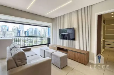 Apartamento com 1 dormitório à venda, 64 m² por R$ 1.180.000 - Brooklin - São Paulo/SP