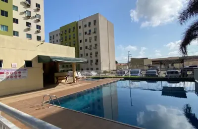 Apartamento seminobiliado no condomínio terra Fiori  ,próximo de shopping  ,academias ,supermercados,escolas,ruas todas asfaltadas