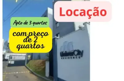 Alugo ótimo apto de 3 quartos no bairro são pedro a poucos metros da universidade