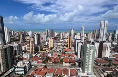 Apartamento com 3 quartos e vista mar em Manaira com 2 vagas de garagem
