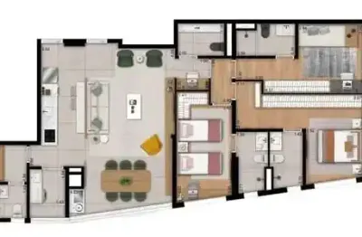 Apartamento com 3 quartos à venda na Alameda Dos Arapanés, 1376, Fábricas, São João Del Rei