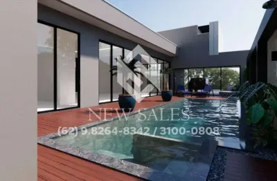 Excelente casa com 4 suítes plenas em condomínio luxuoso em goiânia