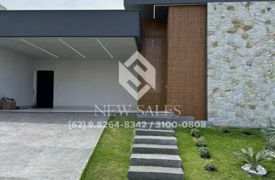 Casa em condomínio fechado com 3 quartos à venda na Rua dos Acaris, 32, Jardins Bolonha, Senador Canedo
