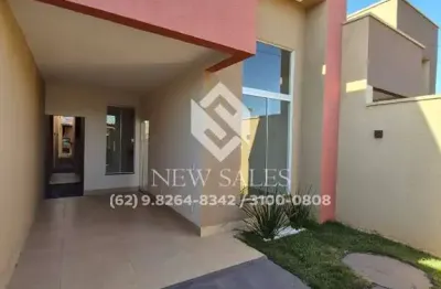 Casa nova c/ 3 quartos (1 suíte), espaço gourmet - setor maysa ii/ trindade