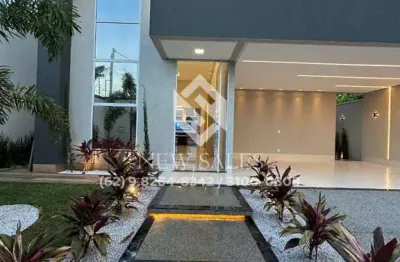 Luxuosa casa à venda no setor parque amazônia, alto padrão e sofisticação