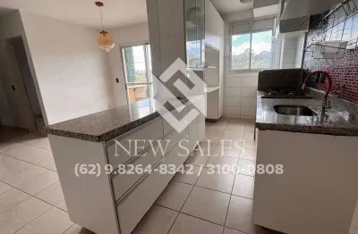 Apartamento 3 quartos 1 suite 1 vaga varanda vista livre 75 mts goiania 2