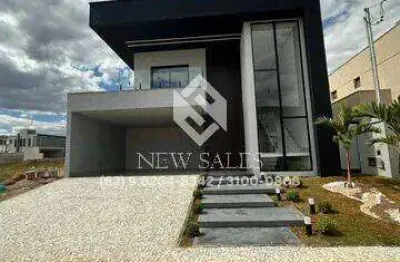Sobrado de alto padrão com 223m² no jardins bolonha - senador canedo
