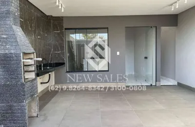 Casa com 2 quartos, suíte e área gourmet – 72m² no lote de 125m²