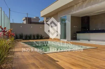 Casa térrea alto padrão 3 suítes com piscina no jardins capri – 389m²
