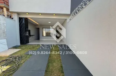Casa nova –terreno 125m² 2 quartos 1 suíte, 2 vagas, residencial santa fé