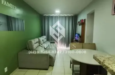 Apto- 2 quartos, 1 suíte, 1 vaga, mobiliado, 52 m²- chácaras bela vista