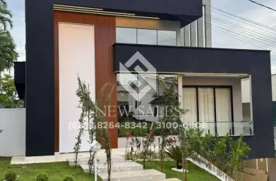 Sobrado- 4 quartos, 3 suítes, piscina, 250m²- condominio do lago