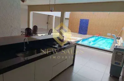 Casa com espaço de lazer completo e mobiliado – setor são bernardo