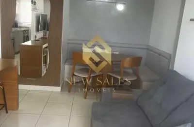 Apartamento- 2 quartos, 1 suíte, 54m², 1 vaga, armários- vila rosa