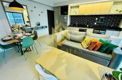 Apartamento- mobiliado, 46m², 1 vaga- investimento ou moradia- setor bueno