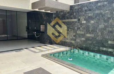 Casa- 3 quartos, 1 suíte, 111m², piscina, área gourmet- recanto do bosque