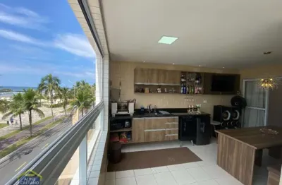Apartamento 3 dorms frente mar - vista livre e definitiva para o mar!
