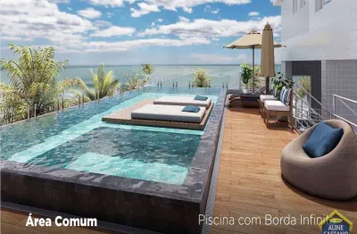 Fase final de acabamento à 50 mts do mar! caiçara! 1 dorm!!