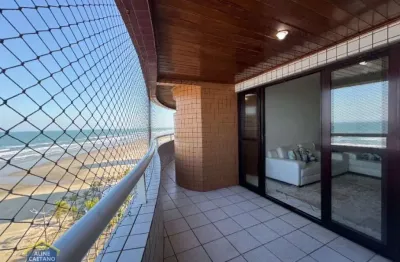 Apartamento frente mar no flórida com 3 suítes - vista livre e permanente para o mar!