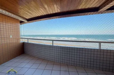 Apartamento frente mar no flórida com 3 suítes - vista livre e permanente para o mar!