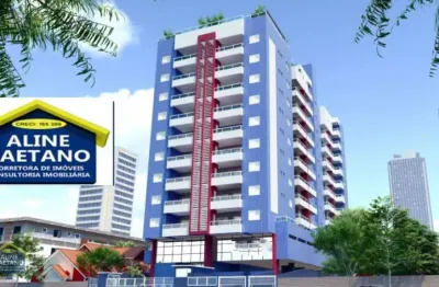 Na guilhermina - 1 dorm 1 suíte - 2 wc's - prédio novo e financia!