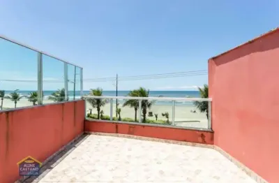 Sobrado de condomínio triplex frente mar - 3 dorms com sacada e churrasqueira!! mobiliado!!