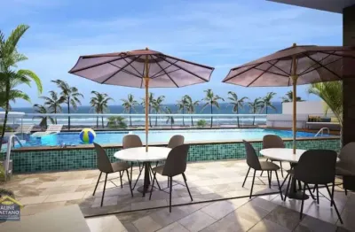 Prédio frente mar - 2 dorms com sacada gourmet e parcela direto!!