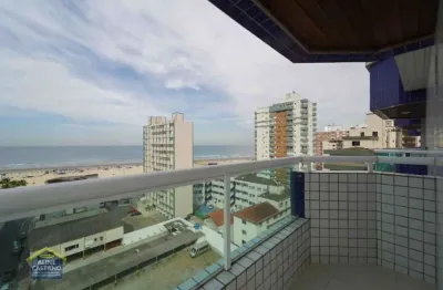 Linda cobertura na guilhermina com vista mar - 100 mts do mar!!