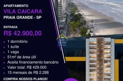 More a 2 quadras do mar * entrada de 43 mil - pague facil! pouquissimas unidades!!