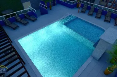 28.320 de entrada, 01 dorm, 400 mts do mar na guilhermina!