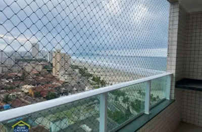 Prédio frente mar!! vista mar - 2 dorms com 2 vagas e sacada gourmet!