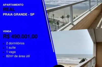 Tá acabando! 2 dorms novo em prédio frente mar - lazer na cobertura