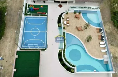 Apartamento 3 dorms com lazer em mongaguá! finamente mobiliado! - cód: act3206