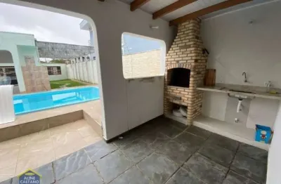 Linda casa térrea isolada com 5 dorms - piscina e churrasqueira! financia!