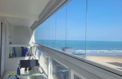 Apartamento 2 dorms na aviação com linda vista mar!! - cód: act3275
