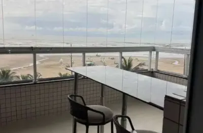 02 dorms, sendo 01 suíte, predio frente mar, com vista mar total!!