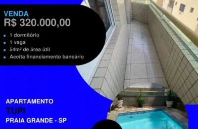 Você viu? 1 dorm 1 quadra do mar - sacada e lazer por apenas...