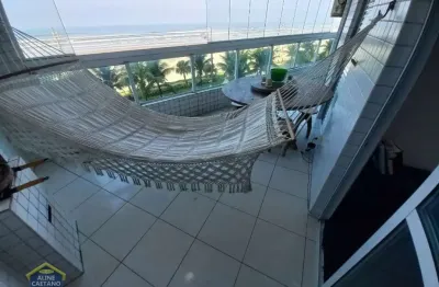 Frente mar - apto vista mar c/ 02 dorms e lazer completo